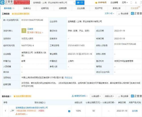 金龍魚布局職業教育，上海成立職業技能培訓公司助力人才培養